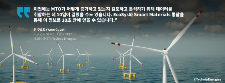  EcoSys를 활용하여 프로젝트 제어 프로세스의 점진적인 디지털 혁신을 실현한 테크닙 에너지 (Technip Energies)