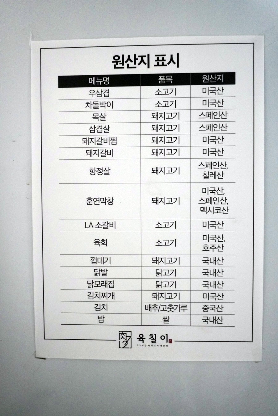 육칠이 강원홍제점 사진 4