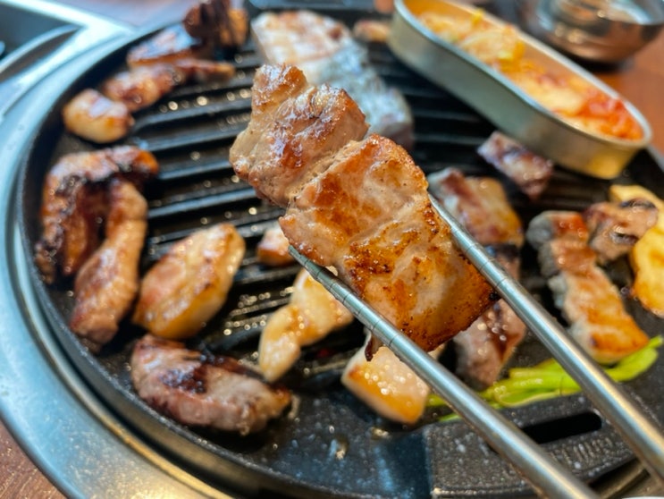 의정부 고깃집 숙성고기 삼겹살 잘하는 한마음정육식당 놀이방있는 밥집