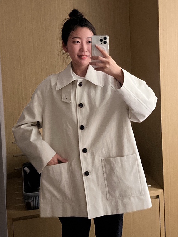  유라고 맥 하프 트렌치코트 코디 솔직후기