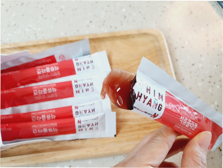  석류콜라겐 젤리 스틱 침향인 앙상떼석류 콜라겐 피부미인되기