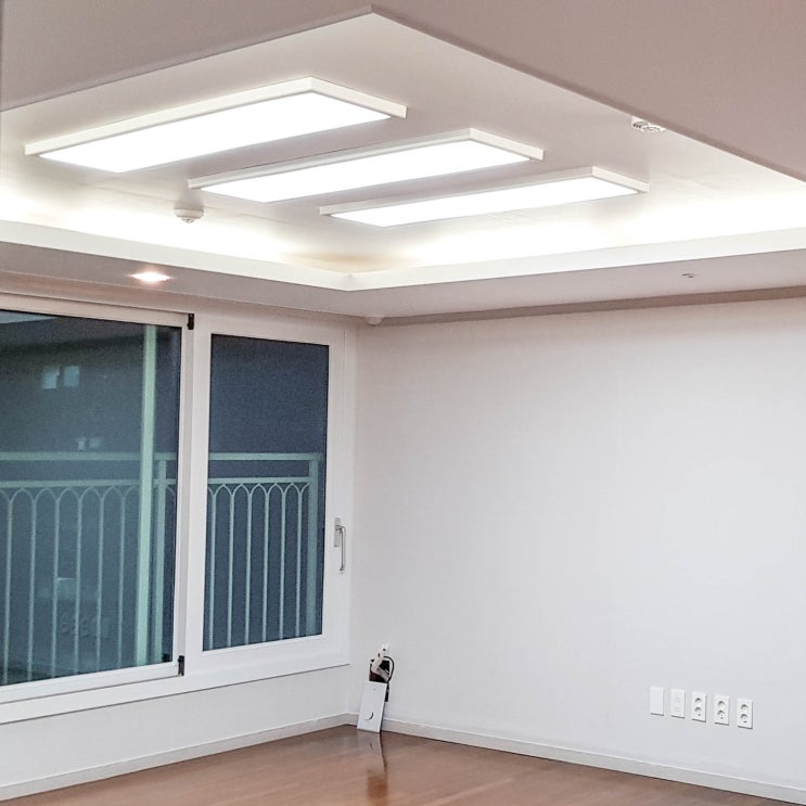구축 아파트 거실 LED 간접조명 셀프 교체작업