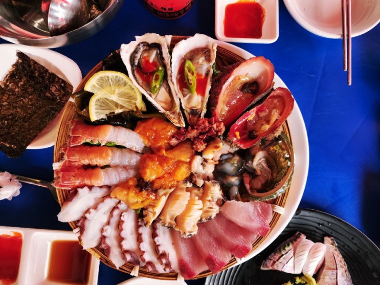서귀포성산맛집 온평바다한그릇 고등어회 물회추천 내돈내산