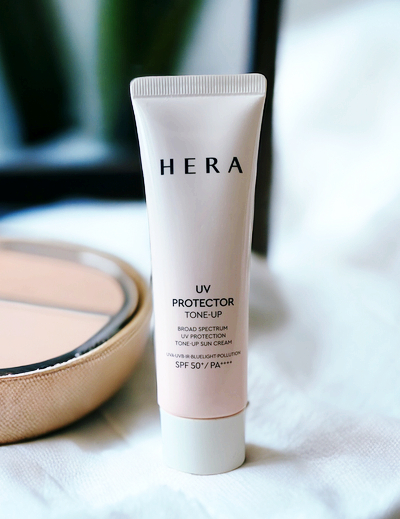  헤라 유브이 프로텍터 톤업크림 자외선으로부터 피부지켜주는 suncream