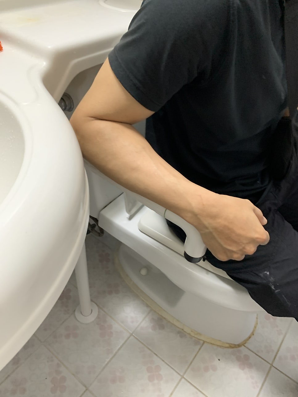 노인욕실안전바 ABS제품설치완료