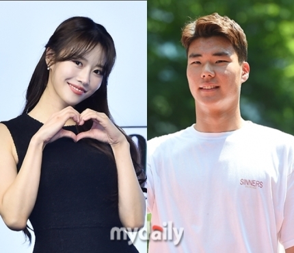 이미주, 축구선수 <b>송범근</b>과 열애 중…가수️스포츠 스타... 