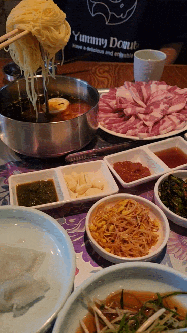  대구 교동 맛집 윾진이네 냉삼이라고 하지만 냉장삼겹살이라구요