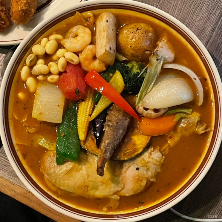  삿포로 맛집 수프카레 사무라이 웨이팅 후기 스스키노 스프카레 전문점