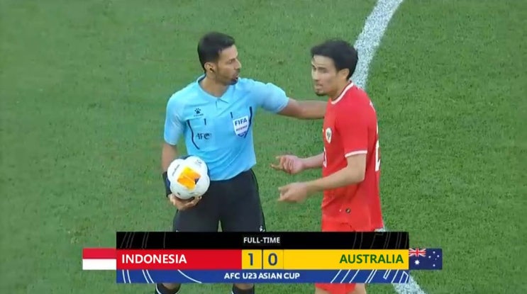 AFC U-23 아시안컵 A조 2차전 인도네시아 vs 호주