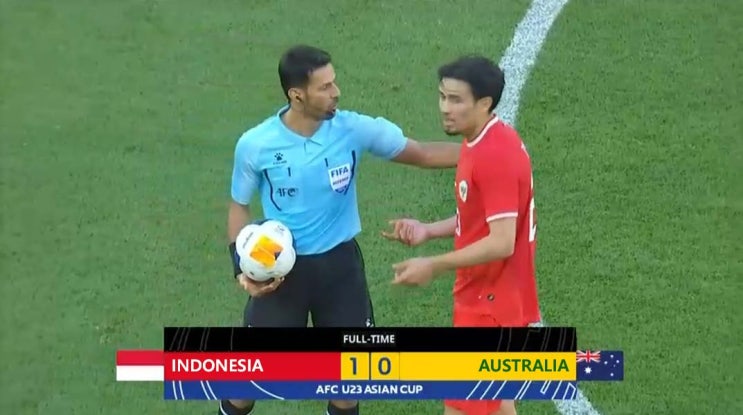  AFC U-23 아시안컵 A조 2차전 인도네시아 vs 호주