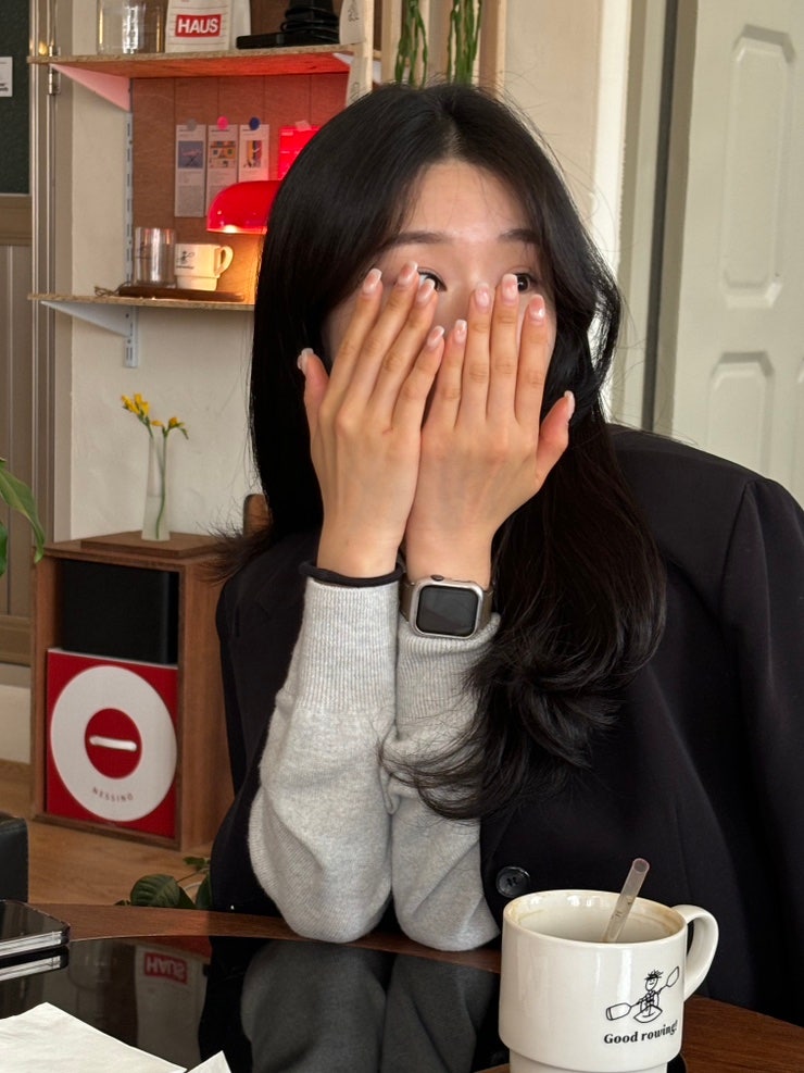  신중동 미용실 헤어아테네스 레이어드 씨컬펌 여신 머리 도전