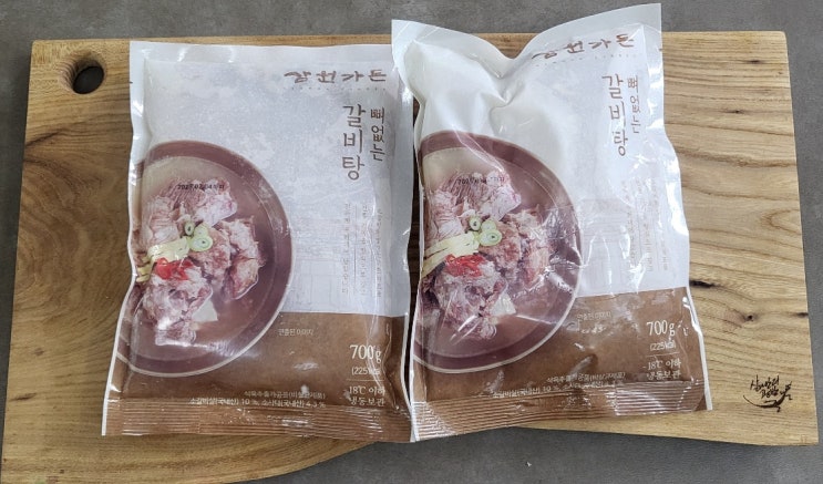  갈비탕 밀키트 챌린지 첫번째 삼원가든 뼈없는 갈비탕 냉동갈비탕 밀키트