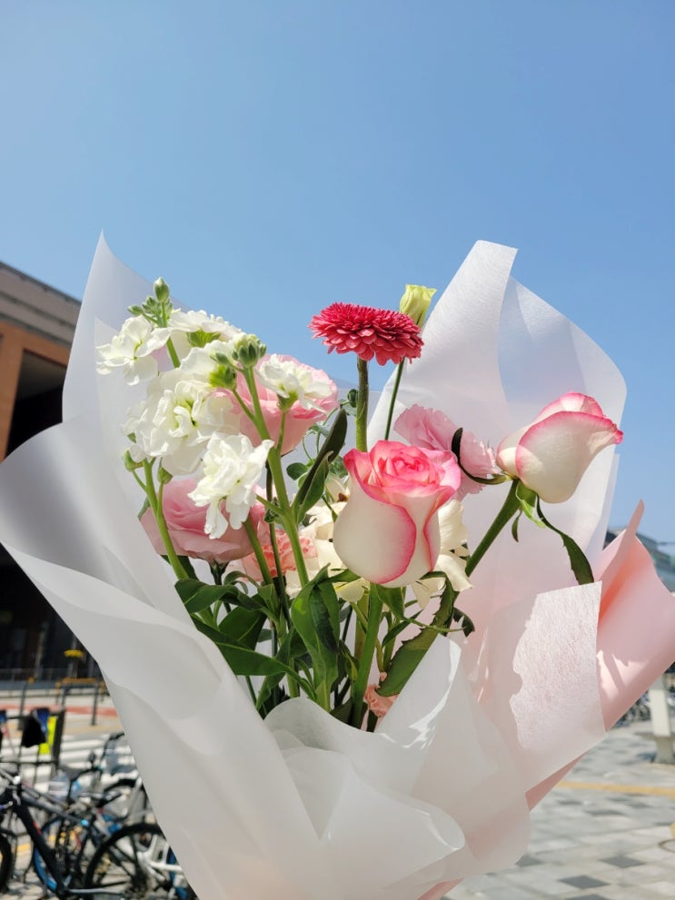  세종 도담동 꽃집 에코플라워 생일꽃다발 내돈내산