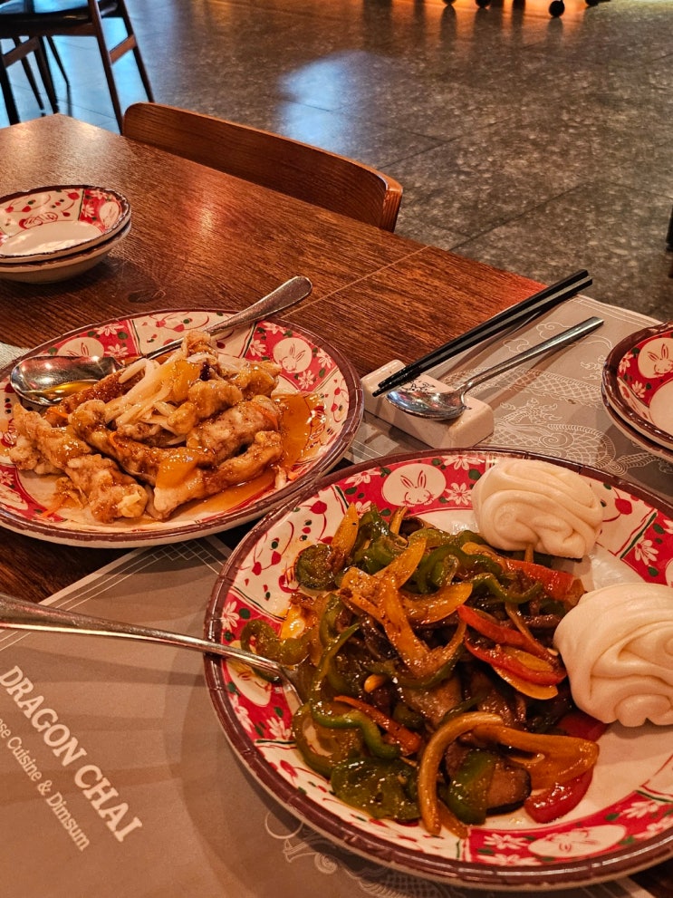  안양역 맛집 고급 중식당 드래곤차이 평일런치코스후기