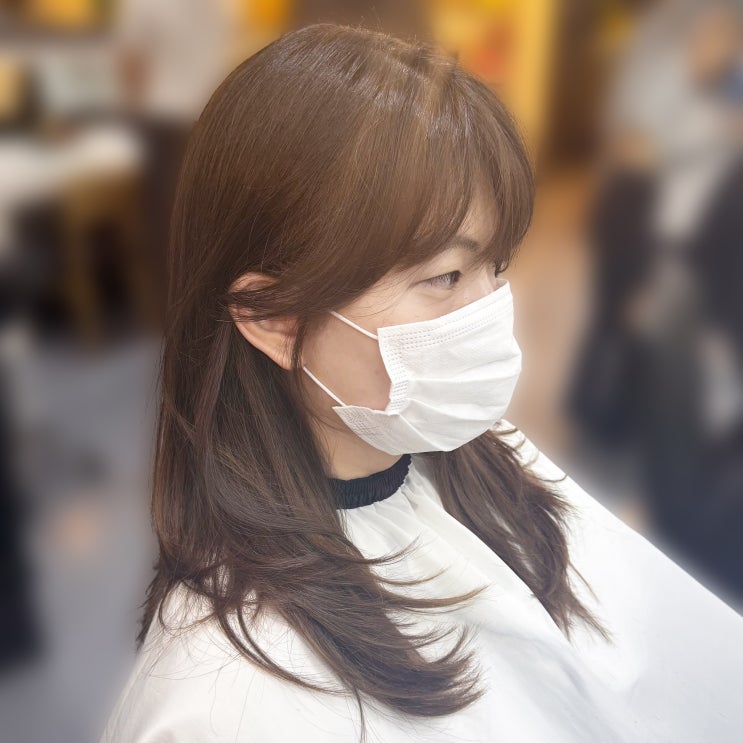  잠실새내 미용실 리브헤어에서 뿌염 소두 앞머리 컷 후기