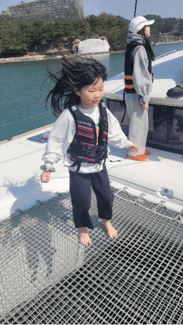  고성 한산마리나리조트_아이들과 함께 요트투어 너무 조아
