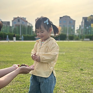 밍크뮤 바람막이 24m사이즈 후기