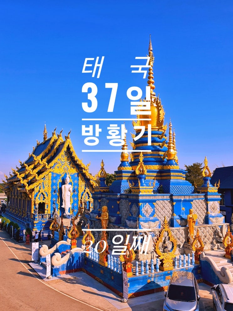  [태국 37일간의 방황기] 20일째 Big Noodle Chiang Rai Night Bazaar  청색 사원 마로놈카페 Ban Mai Market 세븐일레븐 노점 맛집