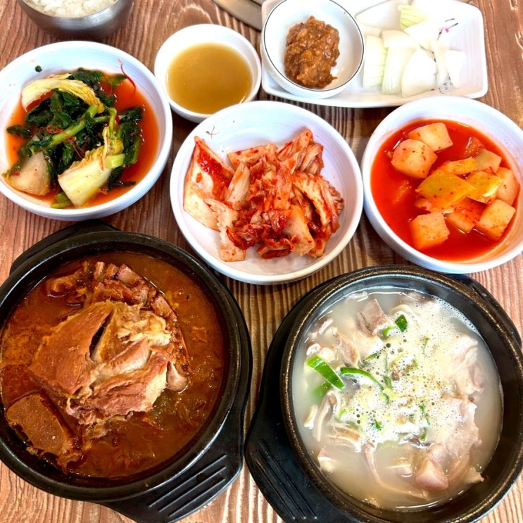  순댓국 뼈해장국 혼밥 가능한 도봉 식당, 원조 뼈다귀 감자탕