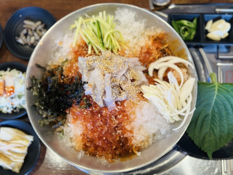  방이동 횟집 오징어선수촌 물회 존맛탱:서울/송파구