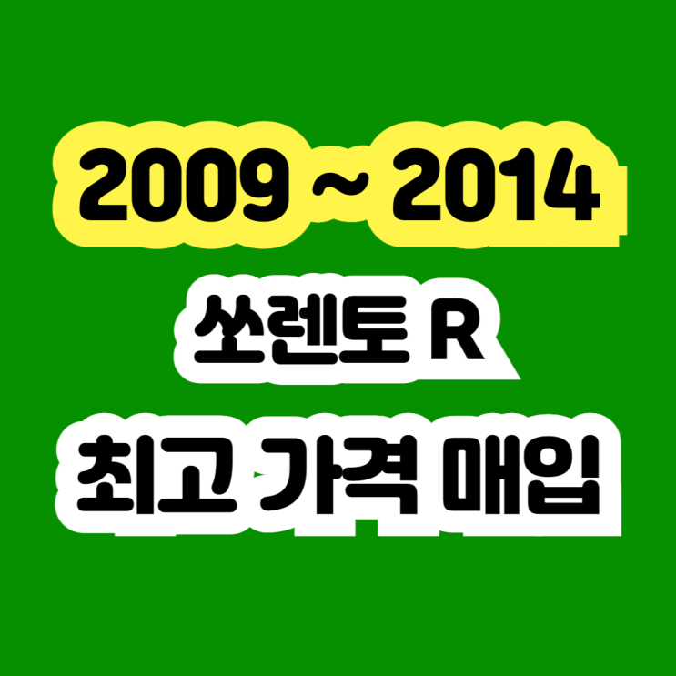  쏘렌토R 매연 불합격 DPF수리 폐차 NO 판매 가능합니다.