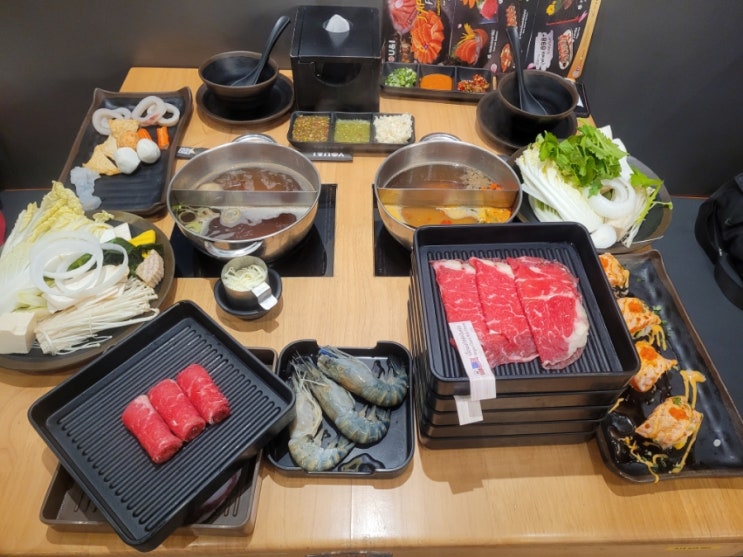  태국 방콕 맛집 샤브샤브 수끼 뷔페 식당 시암 센터 유앤아이