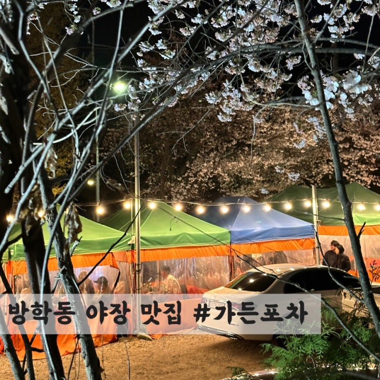  [방학동] 분위기 깡패 야장 맛집 #가든포차