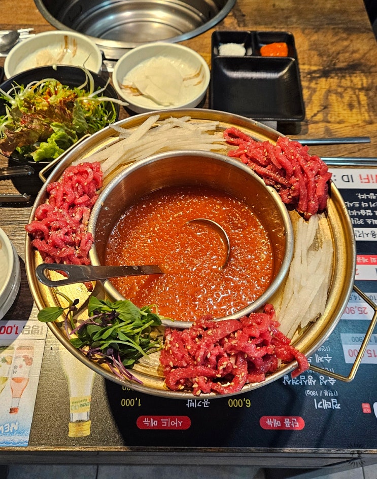  울산 소고기 무한리필 업스퀘어 맛집 육장장이 울산점 야끼니꾸 갈비살 육회물회 가성비 최고