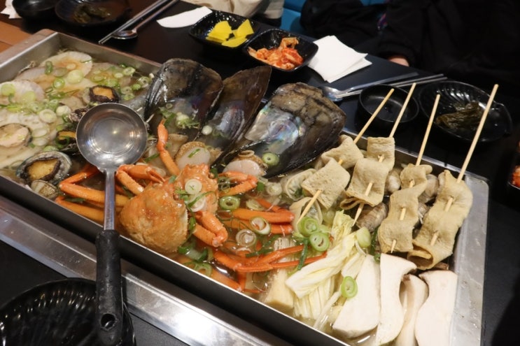 속초 조개구이 전골 맛있는 조개상회 애견동반 가능