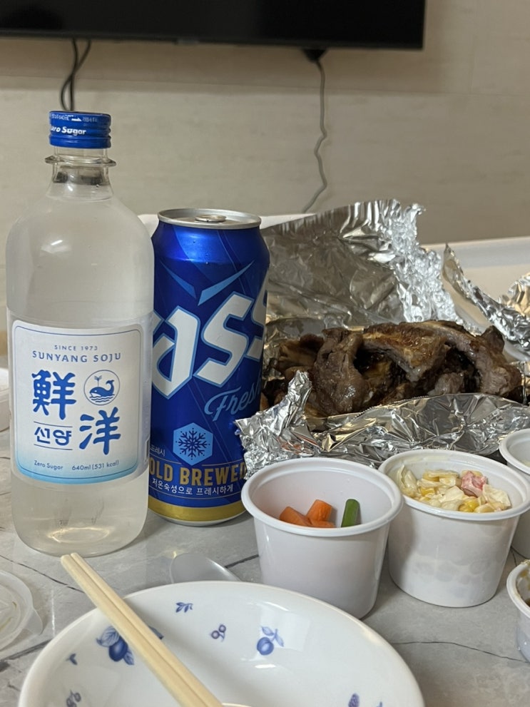  평택 고덕 쪽갈비, 안주 킬러 쪽갈비와 수제비 : 웅s송탄쪽갈비