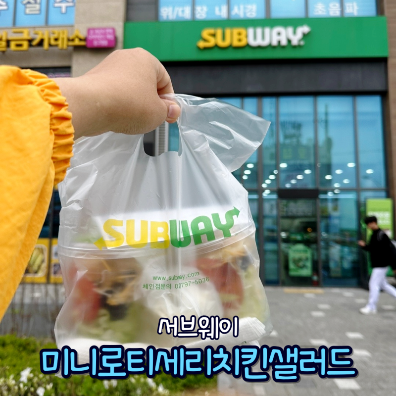 서브웨이샐러드, 뉴그린샐러드, 미니컵샐러드