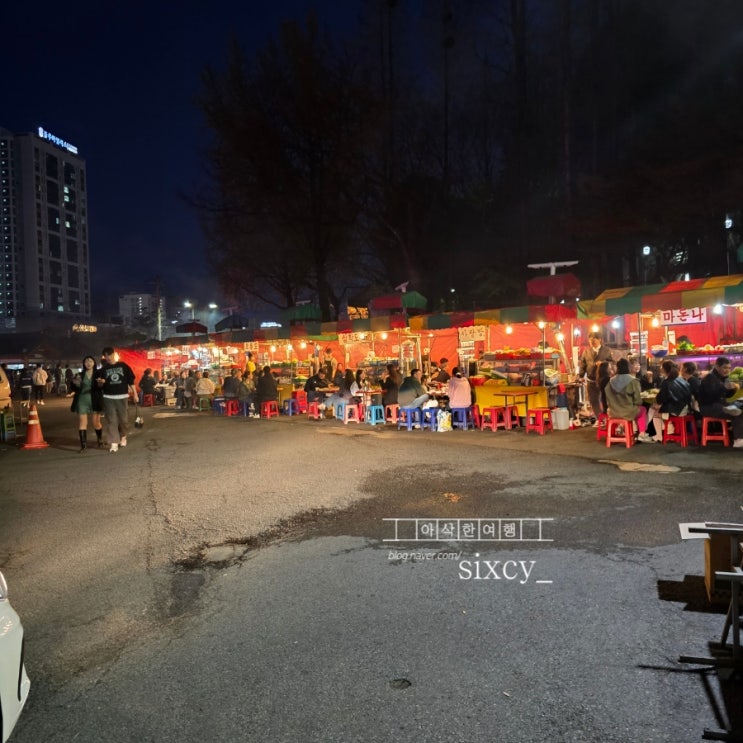  전라도 광주 맛집 광주공원 포차 거리 앵두나무