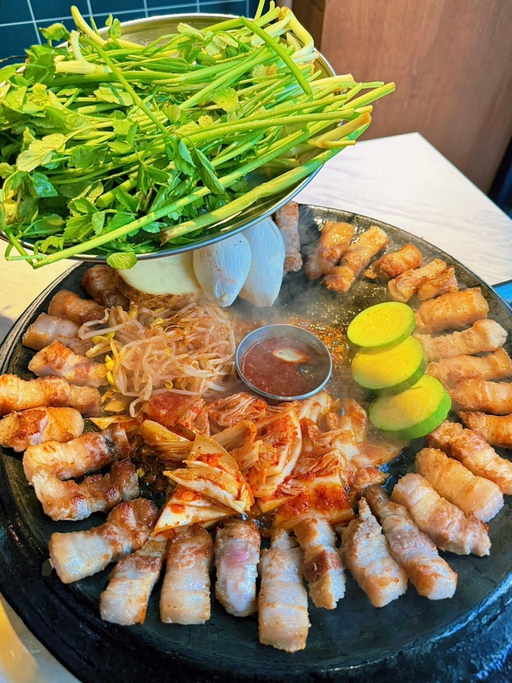  남한산성 근처 애견동반식당 무쇠뚝삼겹 산성역맛집