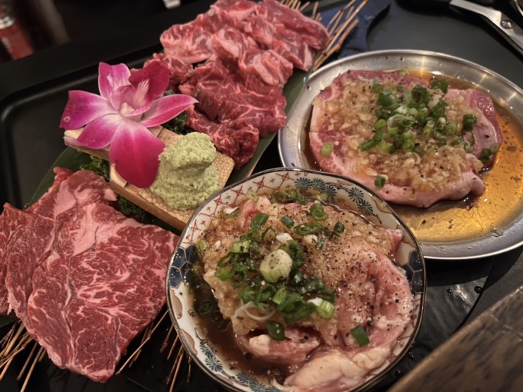 용산역 술집 도심 속 일본 감성: 신용산 몽상가에서의 화로구이 체험 몽상가 화로구이 3인세트