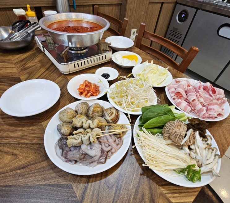  경주로컬맛집 짱궤 색다른 짬뽕샤브샤브전골