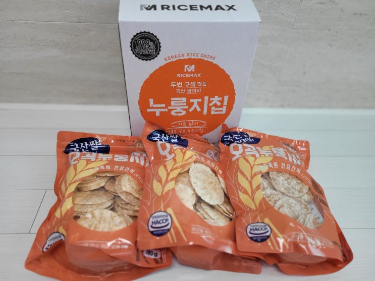  누룽지칩 건강과 맛을 동시에 챙겨요