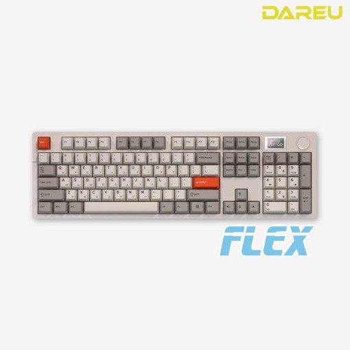  오늘의 내돈내산 : 다얼유 A104PRO FLEX 유무선 기계식 키보드 저소음머스타드축