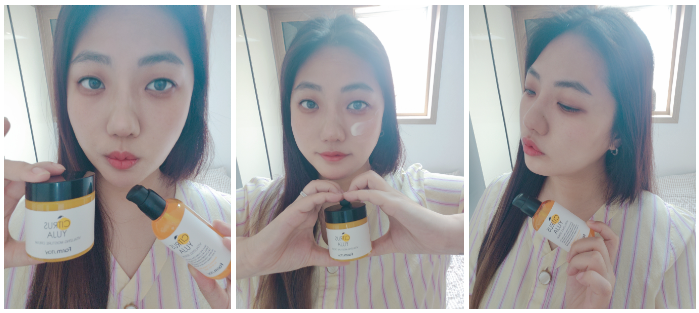  산뜻하고 상큼한 스킨케어 팜스테이 시트러스 유자 바이탈라이징 수분 크림, 세럼