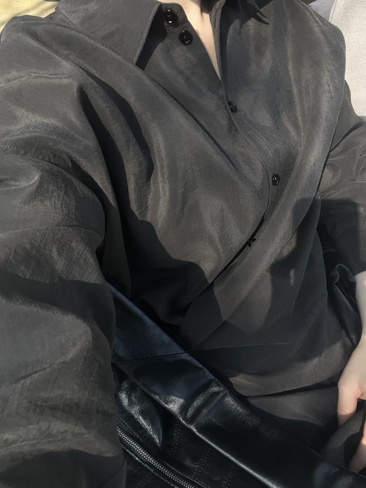  르메르 원피스 | LEMAIRE 르메르 트위스트 셔츠 원피스 드라이 실크 후기 및 사이즈 추천(straight collar twisted dress)