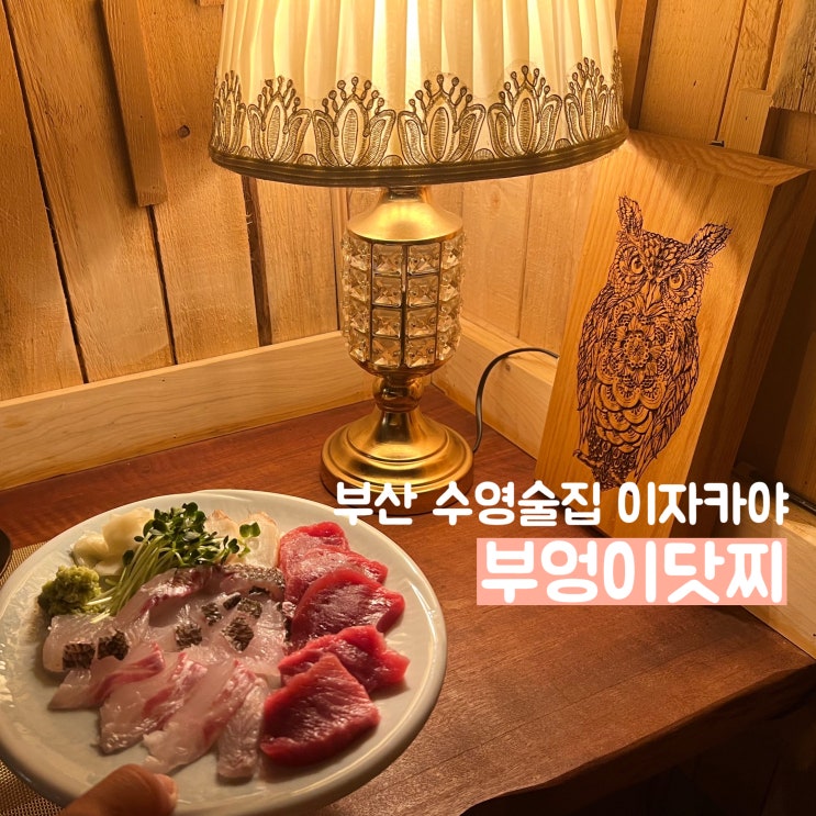  [부산] 수영술집추천 숙성회가 맛있는 부엉이닷찌
