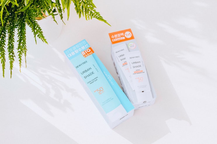  올리브영 선크림 추천, 듀이트리 어반쉐이드 대용량 쿨카밍 & 저자극 무기자차 판테놀