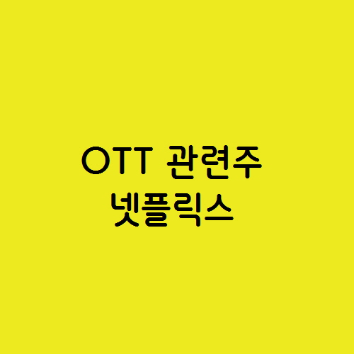  OTT 관련주 넷플릭스 NFLX 주가 전망