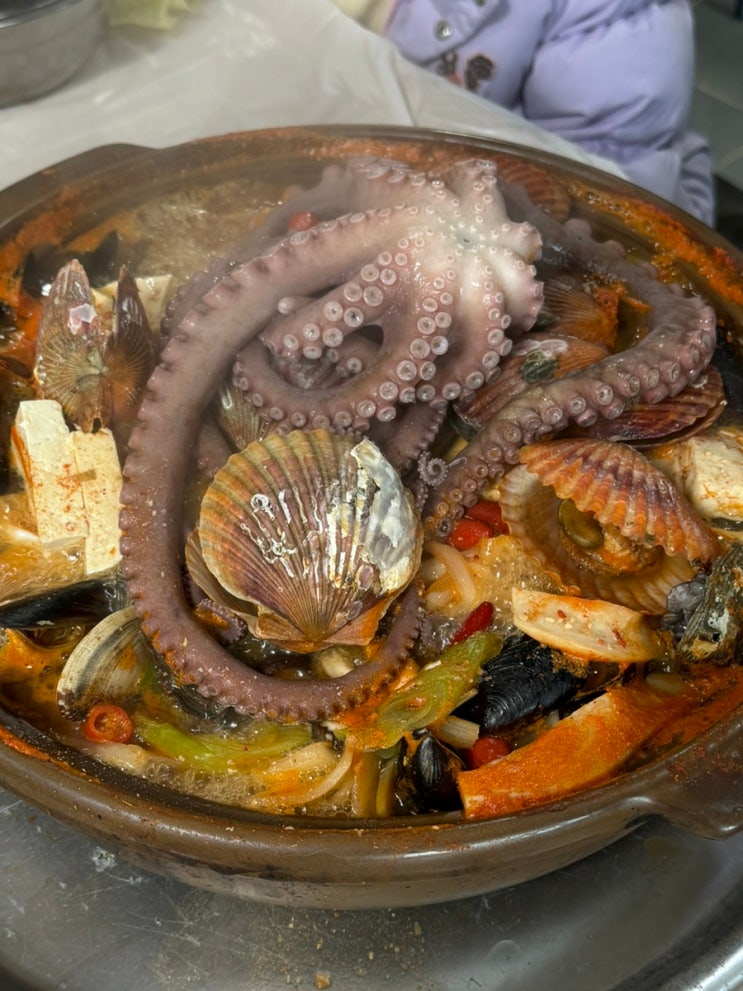  거제도 장승포 맛집 항만식당 해물뚝배기 웨이팅 메뉴 가격 주차