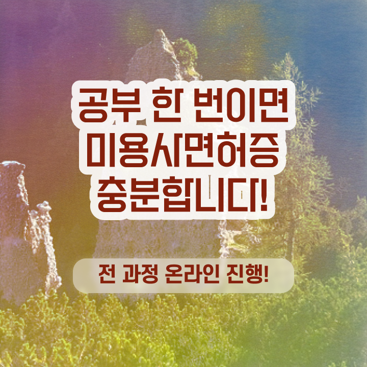  미용면허증 발급 기간 , 인강만으로 종합미용면허증 취득하고 취직까지 성공한 노하우