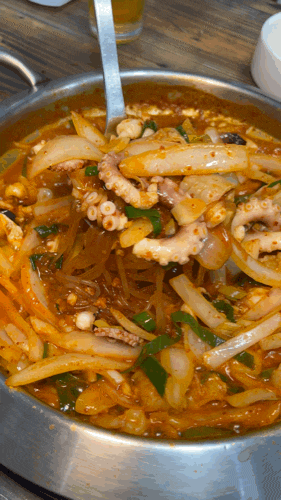  신정시장맛집 원조할매낙지 매콤한 낙곱새