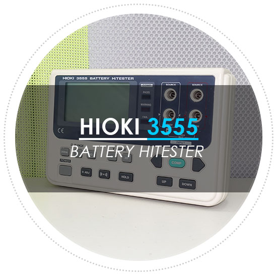히오키 / Hioki 3555 배터리 하이테스터/Battery HiTester는 모든 기업의 필수적인 측전기~