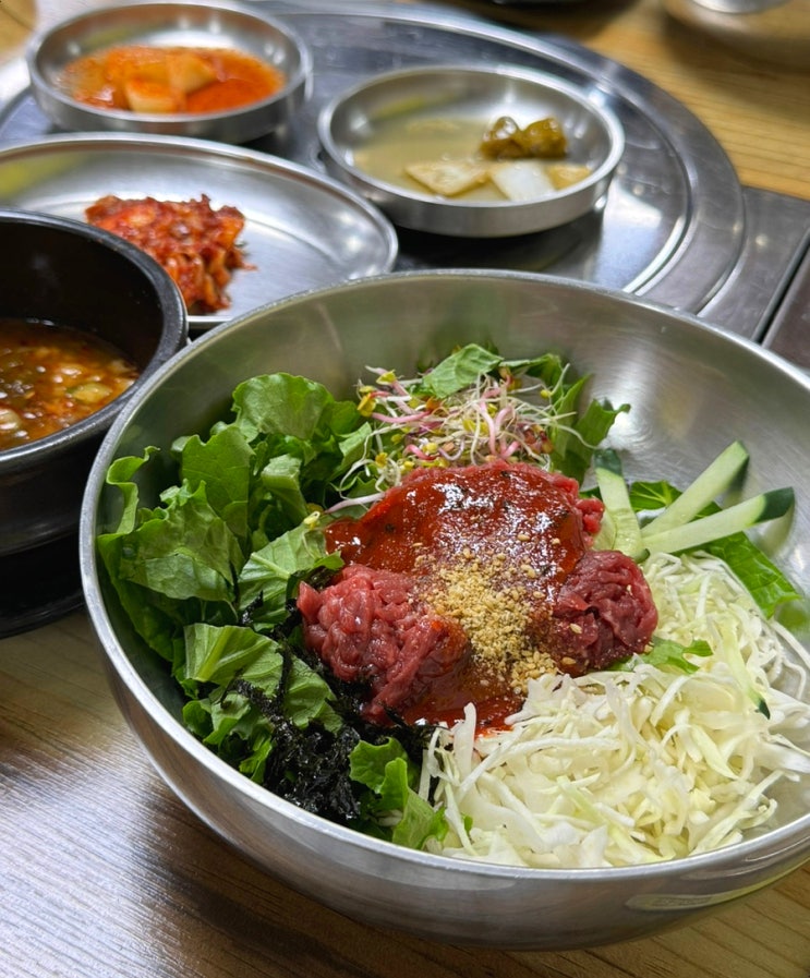  청주 노포 맛집 : 북일곰탕 북부시장 한우 육회비빔밥