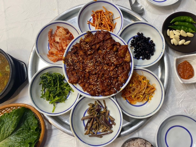  천안 성정동 돼지 석쇠구이 로컬 맛집 돈백석