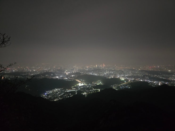  4월 관악산 야간 산행! (과천향교~연주대, 마지막 벚꽃 구경!)