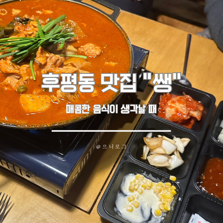  쌩도리탕 후평동맛집 매콤한 춘천닭볶음탕